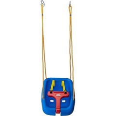 2-in-1 Baby Toddler Swing High Back Indoor Outdoor Swing W/ Safety Straps New