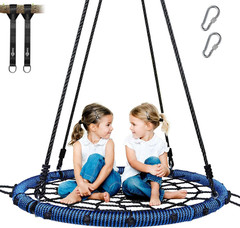 Trekassy 750Lbs 40″ Spider Web Saucer Tree Swing for Kids Adults, Outdoor Net Sw