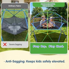 10FT Climbing Dome Hammock Only, Reinforced PE Mesh Climber Accessories for