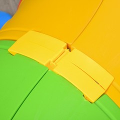 Kids Caterpillar Tunnel Climb-N-Crawl Play, 72.75″ x 39.25″ x 41.25″