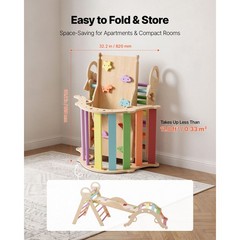 Pikler Triangle Set: 9-in-1 Montessori Climber, 150lb Capacity, Wood & Steel
