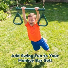 Monkey Bars w/ Climbing Frame Gymnastics Bars 400lbs Heavy Duty Outdoor for Kids