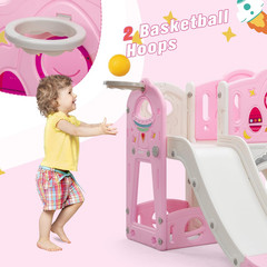 9-in-1 Toddler Slide & Climber Playset for Indoor/Outdoor Fun Ages 1-4