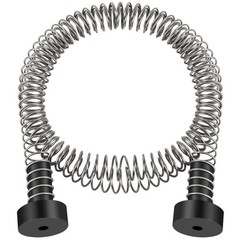 Extra Long 5.3FT Zip Line Brake System for Kids – Heavy Duty Stainless Steel Sto
