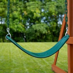 Gorilla Swing Belt Seat Green Chains Heavy Duty Kids Outdoor Playground Set