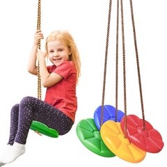 Kids Disc Swing Hanging Seat Outdoor Garden Playground Tree Rope Swing Chair