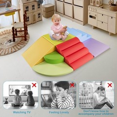 7-Piece Foam Climbing Blocks for Toddlers & Babies 1-5: Ultimate Indoor Play …