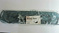 Set of 2 Heavy Duty Swing Seat with Chains Elite Home Products Green & Pink