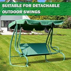 Swing Seat Cover for 2/3 Seater Outdoor Patio Swing 600D Thicken Oxford Porch…