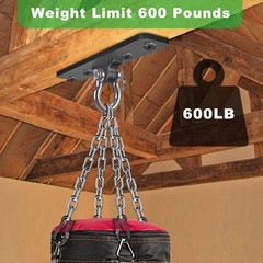 Dolibest Ceiling Mount Swing Hanger Heavy Duty Swing Set Hook for Porch Swing…