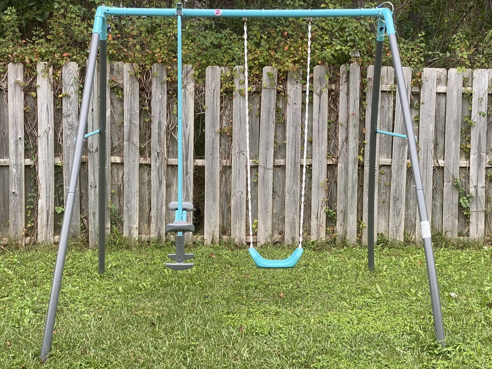 Plum Play Premium Metal Single Swing And Glider With Mist