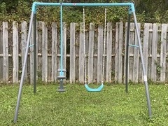 Plum Play Premium Metal Single Swing And Glider With Mist