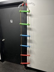 6.8ft Climbing Rope Ladder for Kids or Adult – Climbing Game for Swing Access…