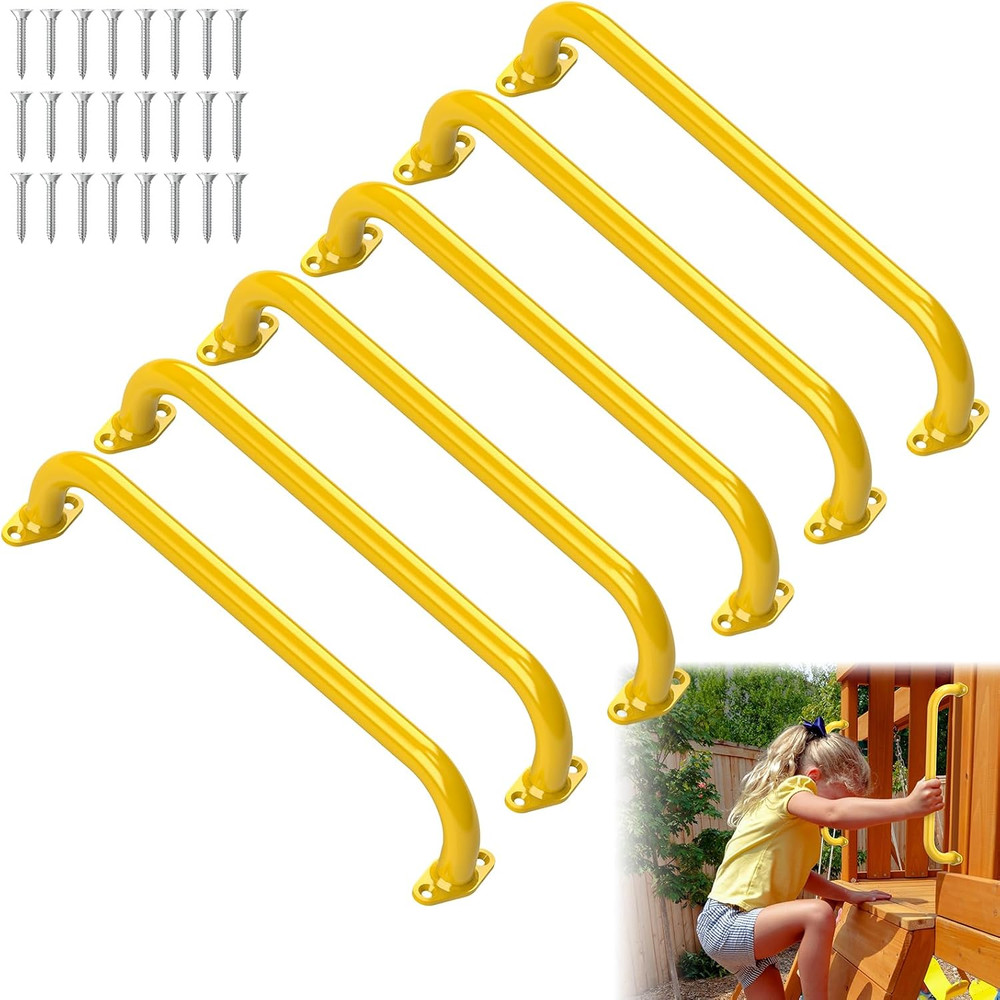17.3 Inch Playground Handles Monkey Bars Indoor | Metal Grab Handle Hand Grips f