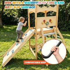 Heavy-Duty Extended Monkey Bars for Indoor,Outdoor,Metal Playground Handles