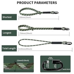 Heavy Duty Tree Swing Ropes, Hammock Tree Straps Hanging Kit, for 3.75FT-1Pack