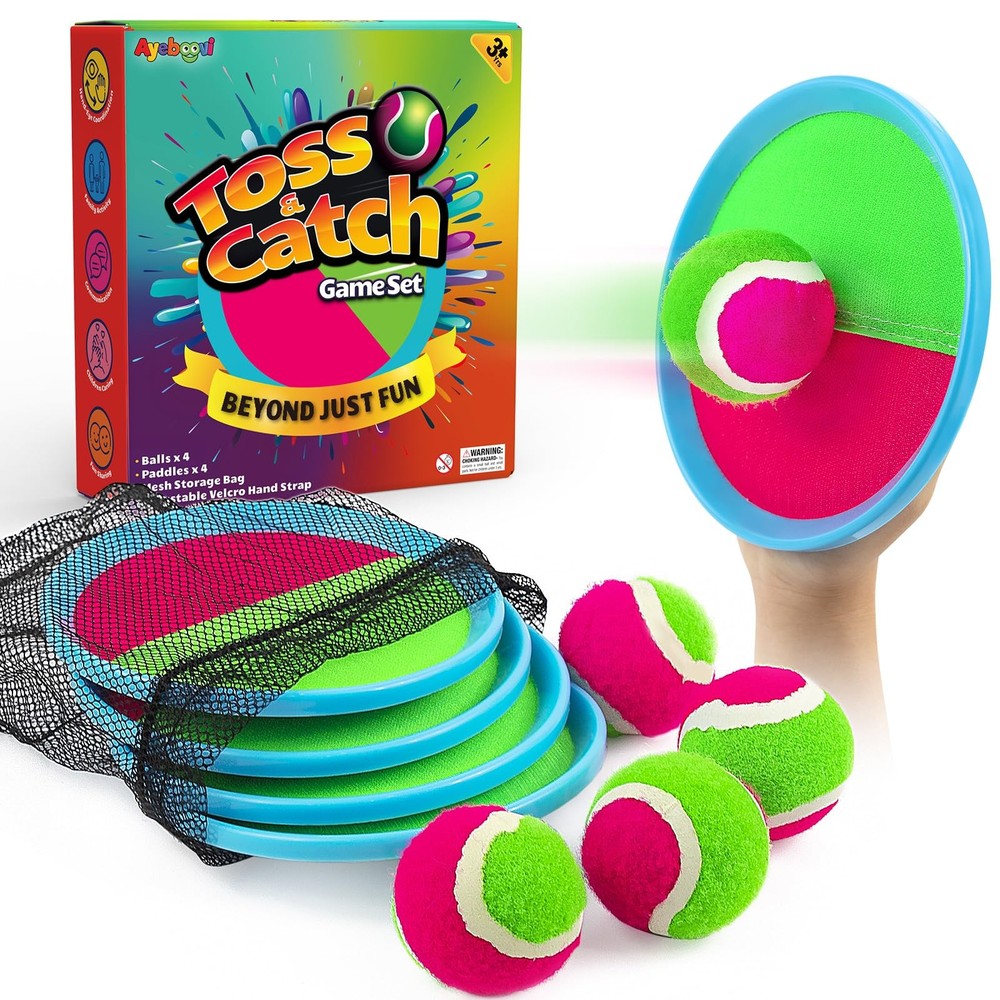 Toss and Catch Ball Set Boys Toys Outdoor Toys Yard Games Outside Games Beach…