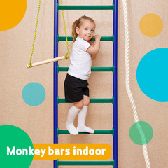 6 Pack 15 Inch Monkey Bars Playground Ladder Rungs Monkey Bar Kit Playground Acc