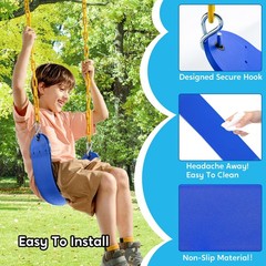 TURFEE 2 Pack Swing for Outdoor Swing Set, Swing Seat Replacement Kit with 66…