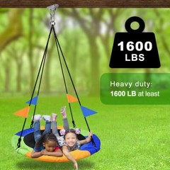 Stainless Steel Swing Hangers, 2 Pack Heavy Duty Swing Hooks with 4 Screws & …