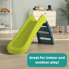 Fun N Fold Slide for Kids – Indoor or Outdoor Playset with Wide Steps and Smo…