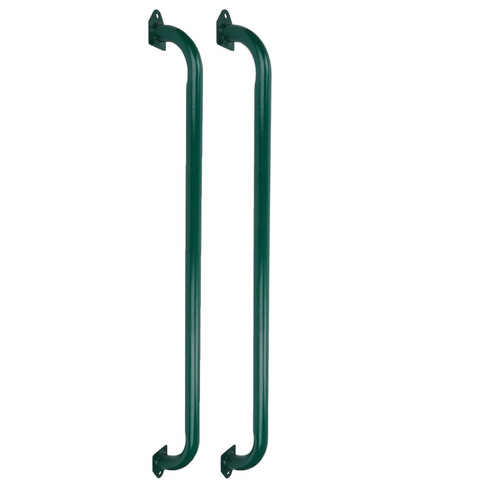 SWING SET STUFF INC. LARGE GREEN STEEL HANDLE (PAIR) safety grip attachment 0306
