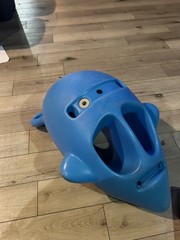 Vintage Step 2 Baby Toddler Blue Dolphin Swing. Swing only no straps/rope