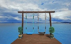 Plastic Swing Seat, Non Slip Tree Swing Set with Adjustable Rope & 2 Carabiners