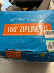 Hyponix 150′ Backyard Zipline Kit 350lb Max Weight