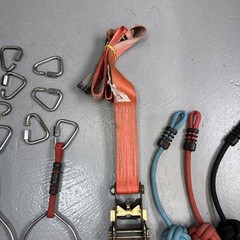 Slackers Ninja Line Slackline Obstacles Grip Ninja Warrior Training Parts Lot