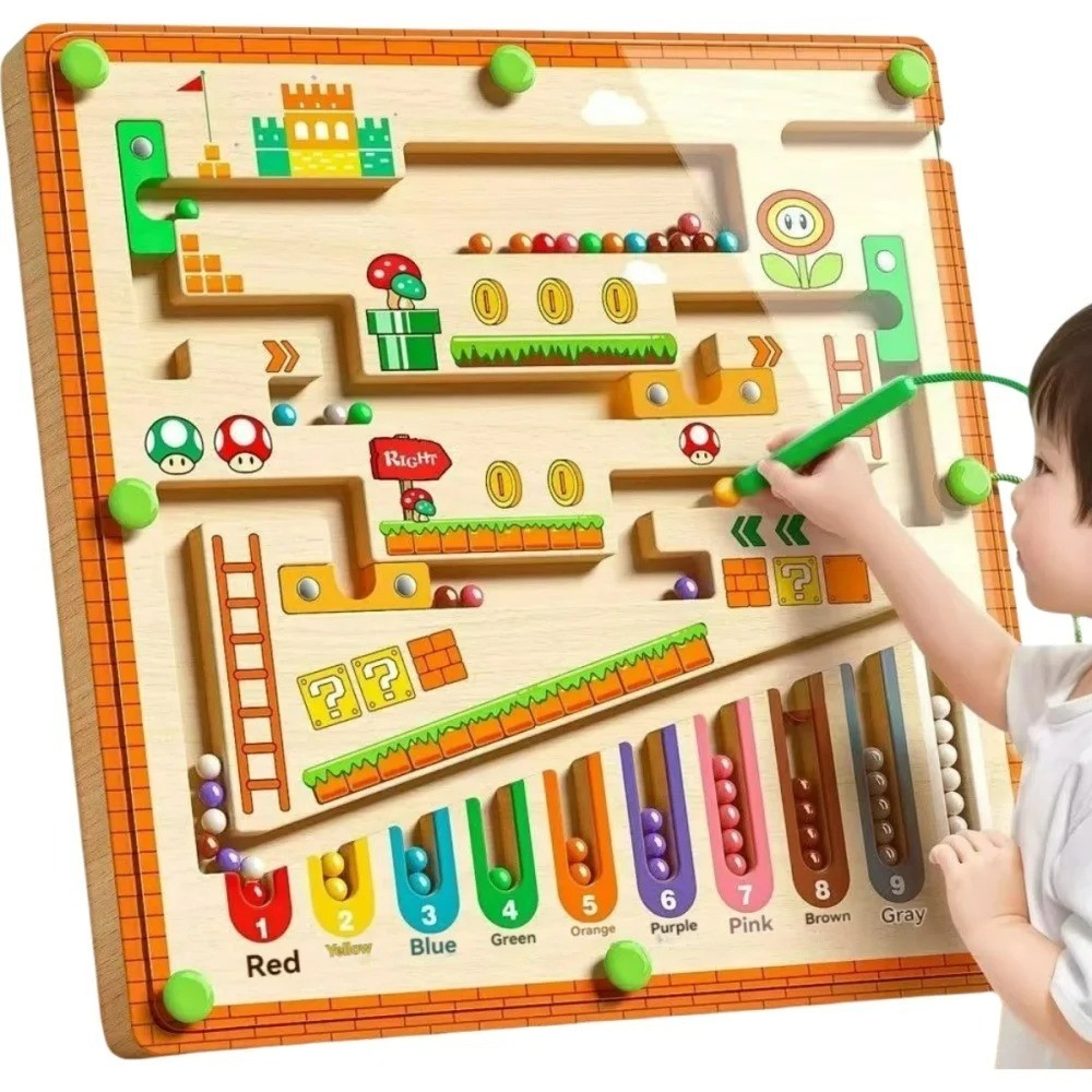 Junior Kids Magnetic Maze Puzzle Toy – Logic & Concentration Training 3 to 7 Y