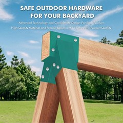A-Frame Middle Swing Set Bracket Kit, Wood Swing Hardware for Outdoor Playground