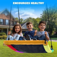 60 Inch Rectangle Platform Tree Swing for Kids and Adults 800 lb Capacity