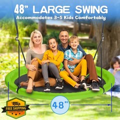48″ Saucer Tree Swing Kids Adult Family 700lb Capacity Backyard