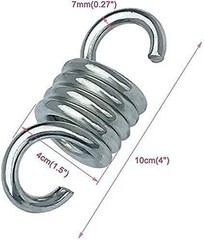 Heavy Duty Spring 1100LBS 4INCH Hammock Chair Spring – Porch Swing Spring Hoo…