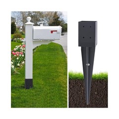 1 Pcs 4″x4″ Fence Post Anchor Ground Spike 22″(Actual 3.6″x3.6″… FAST USA SHIP