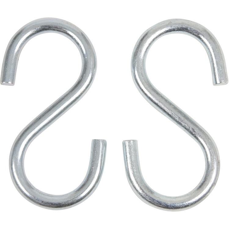 SWING SET STUFF 5/16 X 4 ZINC LARGE S-HOOK (PAIR) hardware chain connectors 0193