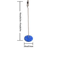 Tree Rope Swing Disc, Round Kids Swing Seat for Outdoor Backyard Playground, …