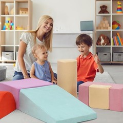 Toddler Climbing Toy 6 Pieces Soft Foam Activity Play Set for Development