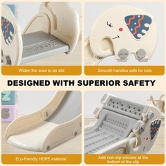 Couch Slide for Toddlers 1-3, Kids Baby Toddler Slide Indoor Playset, Kids In…