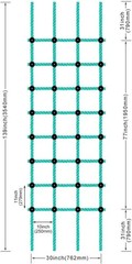 108-inch Climbing Net for Kids – Supports Active Play & Coordination Development