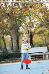 Tree Climbing Rope and Kids Disc Swing Seat Set Outdoor Backyard Playground