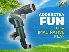 SWING SET STUFF INC MONOCULAR COMBO KIT (GREEN) backyard fort accessories 0299