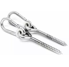 Two Swing Hooks & Hangers – Galvanized, Anti-Rust Steel Swing Hangers