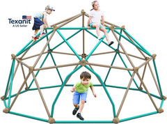12FT Climbing Dome, Outdoor Dome Climber for Kids 3-10 Supporting 1000 Lbs, Easy