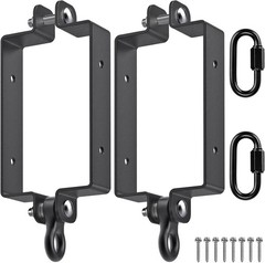 Heavy Duty Swing Hangers, 800lb Capacity Swing Set Accessories for 4×6 Wood B…