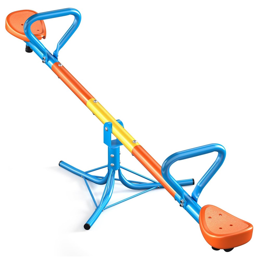 Seesaw -Teeter Totter for Kids Ages 3-8 -Toddler Seesaw with 360° Swivel-Sit …
