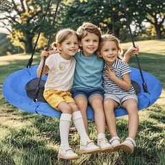 48″ Saucer Tree Swing Set for Kids Waterproof Flying Swing Seat for Swing Seat