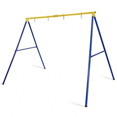 New Heavy Duty Metal Swing Frame Extra Large Stand For Kids Adults Garden Yard