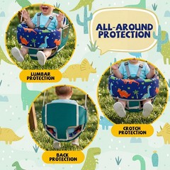 3 Pcs Swing Cushion Baby Swings Outdoor Seat Insert Pad with Full Bucket Seat…